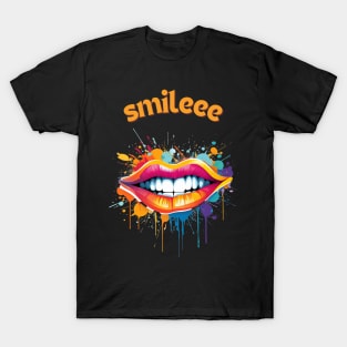 Smile Shirt, A Positive Mood, Smiley Snows, Sweet T-shirt, Happy Shirt T-Shirt